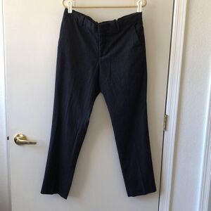Perry Ellis Slim Fit Stretch Pants I’ve 33x30 GUC Gray Pinstripe